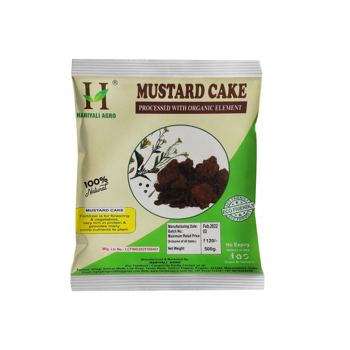 Hariyali Mustard Cake